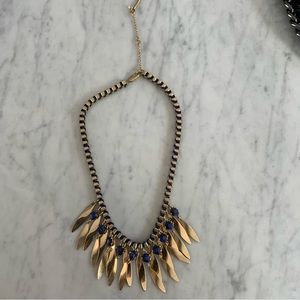 Kenneth Cole blue and gold necklace